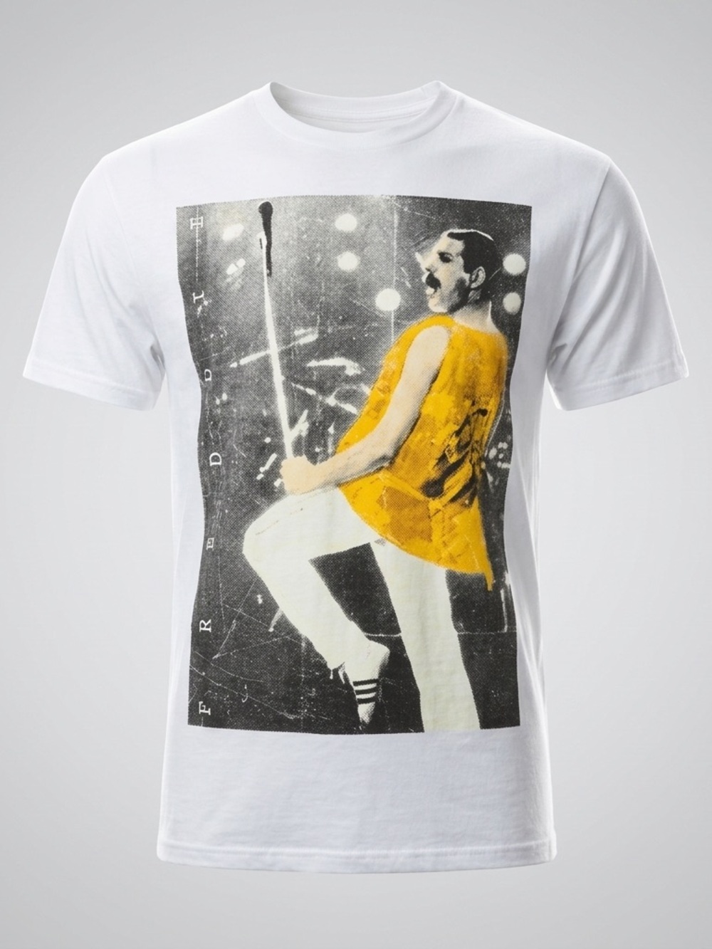 QUEEN Freddie Mercury Live Pose Graphic Tee White 2X